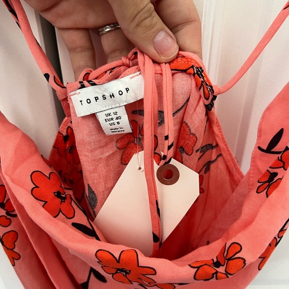 Topshop Floral Pink Short - Picture 4 of 4